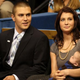 Track Palin sits with sister Willow Palin, who is holding Trig Palin, in 2008
Justin Sullivan/Getty Images
